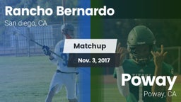 Matchup: Rancho Bernardo vs. Poway  2017