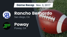 Recap: Rancho Bernardo  vs. Poway  2017