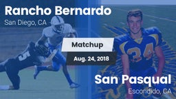 Matchup: Rancho Bernardo vs. San Pasqual  2018