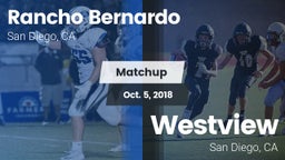 Matchup: Rancho Bernardo vs. Westview  2018