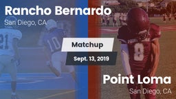 Matchup: Rancho Bernardo vs. Point Loma  2019