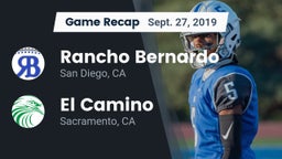 Recap: Rancho Bernardo  vs. El Camino  2019