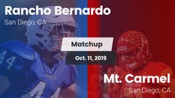 Matchup: Rancho Bernardo vs. Mt. Carmel  2019