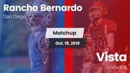 Matchup: Rancho Bernardo vs. Vista  2019
