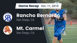 Recap: Rancho Bernardo  vs. Mt. Carmel  2019
