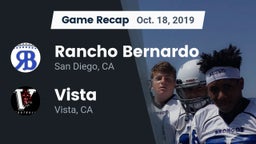Recap: Rancho Bernardo  vs. Vista  2019