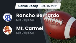 Recap: Rancho Bernardo  vs. Mt. Carmel  2021