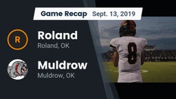 Recap: Roland  vs. Muldrow  2019