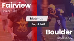 Matchup: Fairview  vs. Boulder  2017