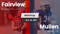 Matchup: Fairview  vs. Mullen  2017