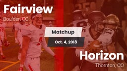 Matchup: Fairview  vs. Horizon  2018