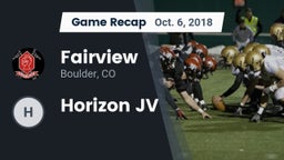 Recap: Fairview  vs. Horizon JV 2018