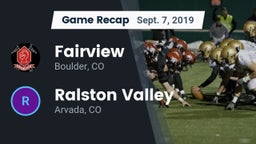 Recap: Fairview  vs. Ralston Valley  2019