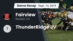 Recap: Fairview  vs. ThunderRidge JV 2019