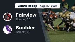 Recap: Fairview  vs. Boulder  2021