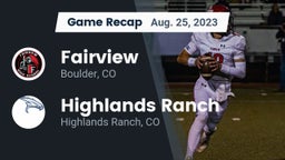 Recap: Fairview  vs. Highlands Ranch  2023