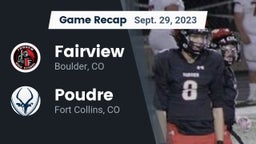 Recap: Fairview  vs. Poudre  2023