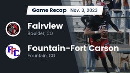 Recap: Fairview  vs. Fountain-Fort Carson  2023