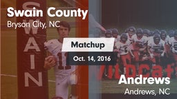 Matchup: Swain County High vs. Andrews  2016