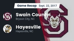 Recap: Swain County  vs. Hayesville 2017