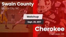 Matchup: Swain County High vs. Cherokee  2017