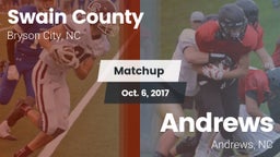 Matchup: Swain County High vs. Andrews  2017