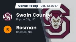 Recap: Swain County  vs. Rosman  2017
