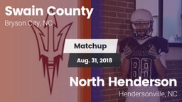 Matchup: Swain County High vs. North Henderson  2018