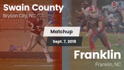 Matchup: Swain County High vs. Franklin  2018