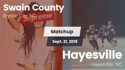 Matchup: Swain County High vs. Hayesville 2018