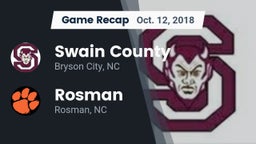 Recap: Swain County  vs. Rosman  2018