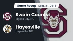 Recap: Swain County  vs. Hayesville 2018