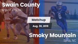 Matchup: Swain County High vs. Smoky Mountain  2019