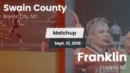 Matchup: Swain County High vs. Franklin  2019