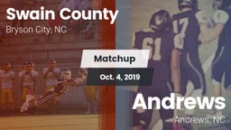 Matchup: Swain County High vs. Andrews  2019