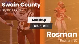 Matchup: Swain County High vs. Rosman  2019