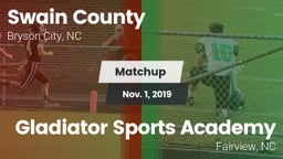 Matchup: Swain County High vs. Gladiator Sports Academy 2019