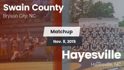 Matchup: Swain County High vs. Hayesville 2019
