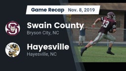 Recap: Swain County  vs. Hayesville 2019
