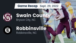 Recap: Swain County  vs. Robbinsville  2022
