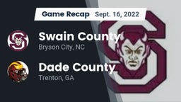 Recap: Swain County  vs. Dade County  2022