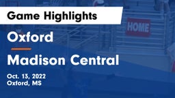Oxford  vs Madison Central  Game Highlights - Oct. 13, 2022