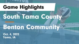 South Tama County  vs Benton Community Game Highlights - Oct. 4, 2022