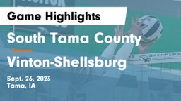 South Tama County  vs Vinton-Shellsburg  Game Highlights - Sept. 26, 2023