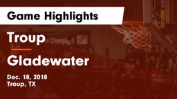 Troup  vs Gladewater  Game Highlights - Dec. 18, 2018