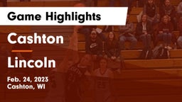 Cashton  vs Lincoln  Game Highlights - Feb. 24, 2023