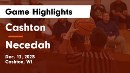 Cashton  vs Necedah  Game Highlights - Dec. 12, 2023