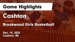 Cashton  vs Brookwood Girls Basketball Game Highlights - Dec. 15, 2023