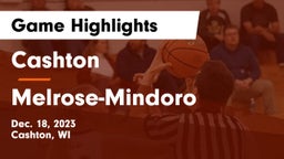 Cashton  vs Melrose-Mindoro  Game Highlights - Dec. 18, 2023