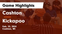 Cashton  vs Kickapoo Game Highlights - Feb. 23, 2024